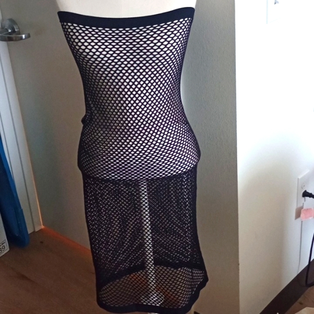 Versatile net dress/Under slip/ TubeTop